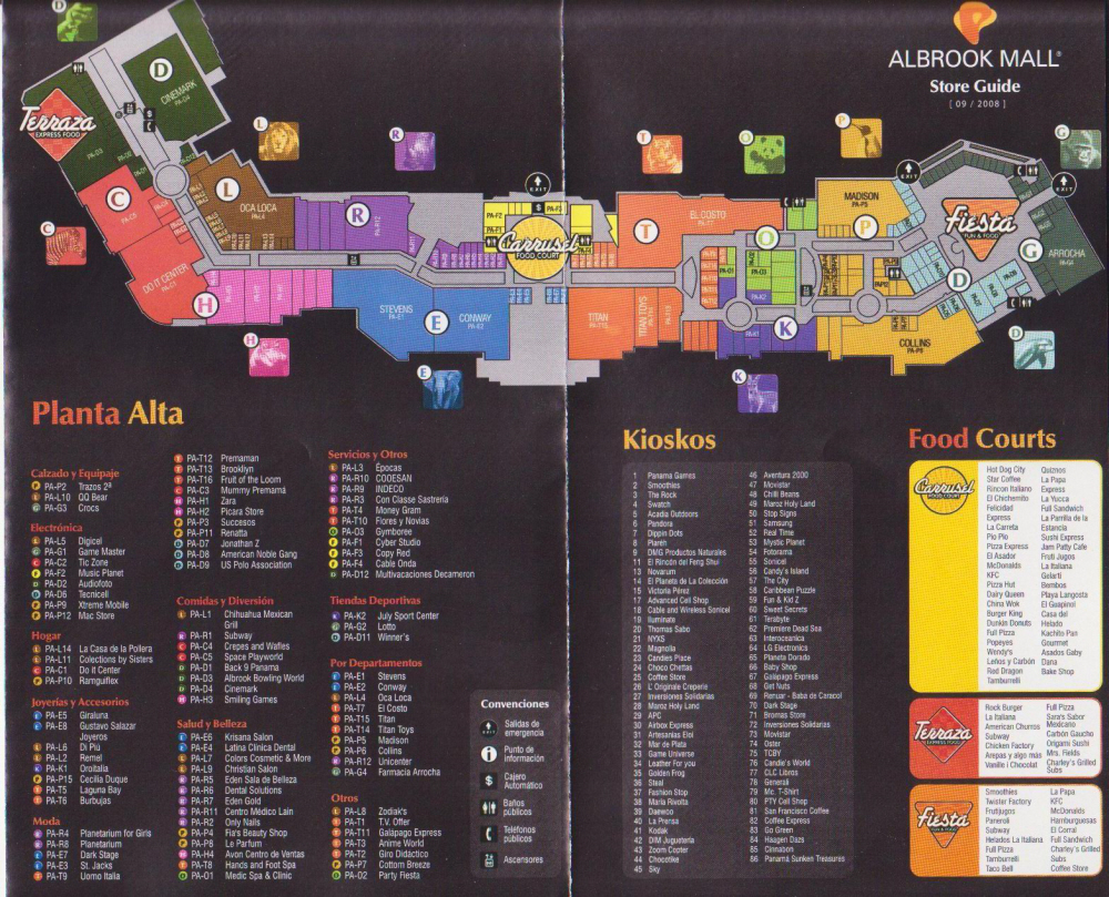 Albrook Mall Maps