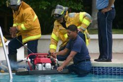 Coronado firefighters get a new floating water pump