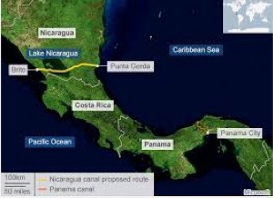 Nicaragua Canal no competition for Panama Canal